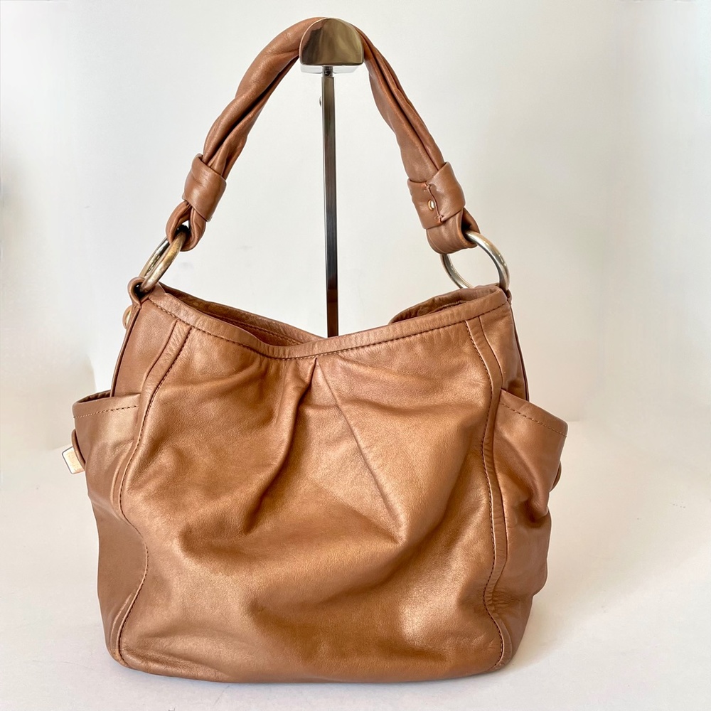 Coach Parker Cinnamon Rose Gold Shoulder Bag 13412 - Picture 3 of 12
